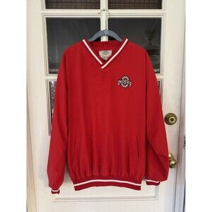 Classic Ohio State V-neck pullover jacket size L Men’s Old School Buckeyes